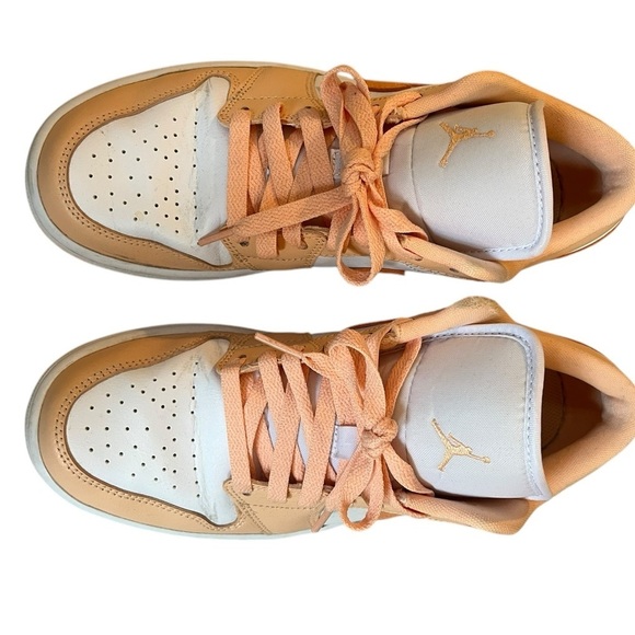 Nike Air Jordan Orange and White Sneakers size 8 - Picture 2 of 6